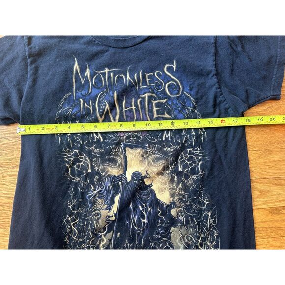 Motionless in White Reaper Tultex Black T Shirt Medium - Picture 3 of 5